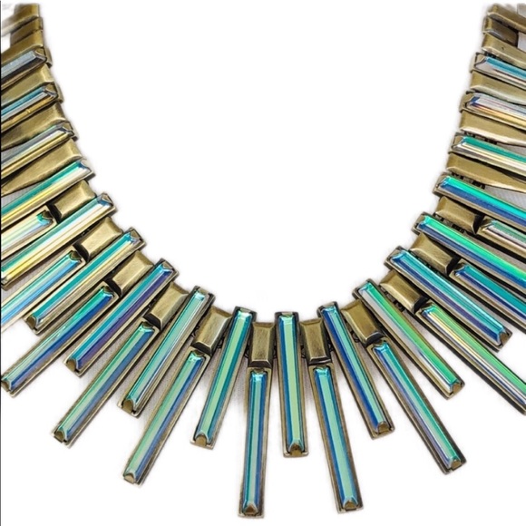 NWT Kendra Scott ‘Kaplan’ Necklace- Blue Green - Picture 4 of 5